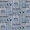 NCAA Brigham Young University Verbiage Fleece BYU1162 Fabric by the Yard